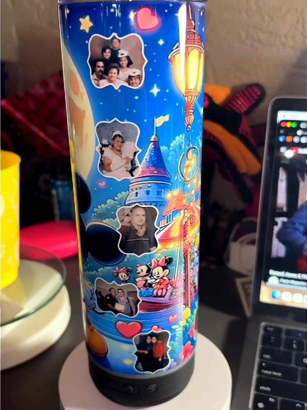 Minnie & Mickey mouse custom speaker tumbler